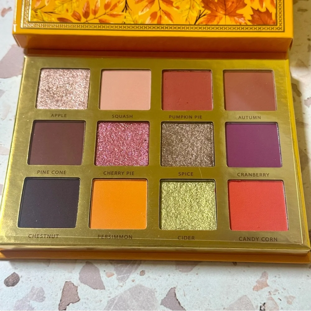 Ace Beaute New Falling for You Eyeshadow Palette Fall Inspired Matte Metallic‎